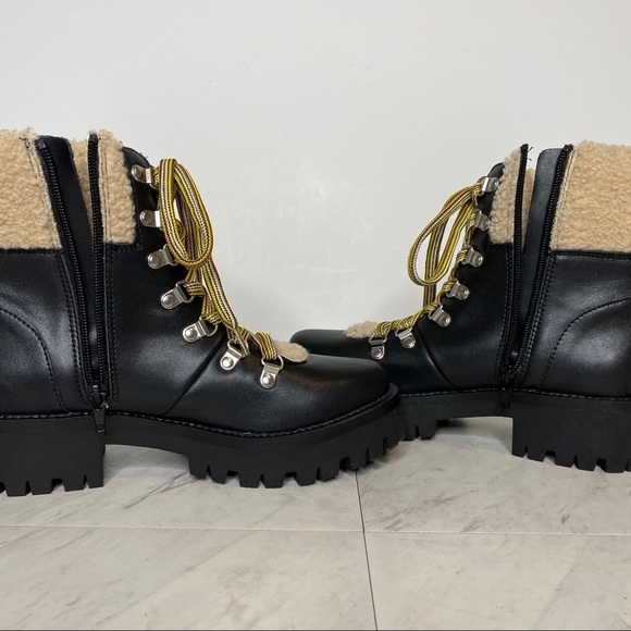 Steve Madden Lace Up Cuff Combat Boot 7.5M - Picture 5 of 12